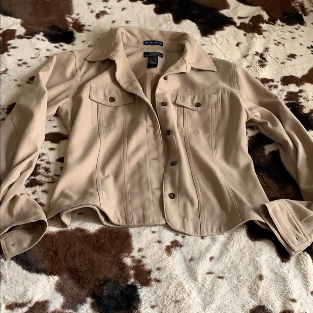 This jacket is so cute for a petite woman..